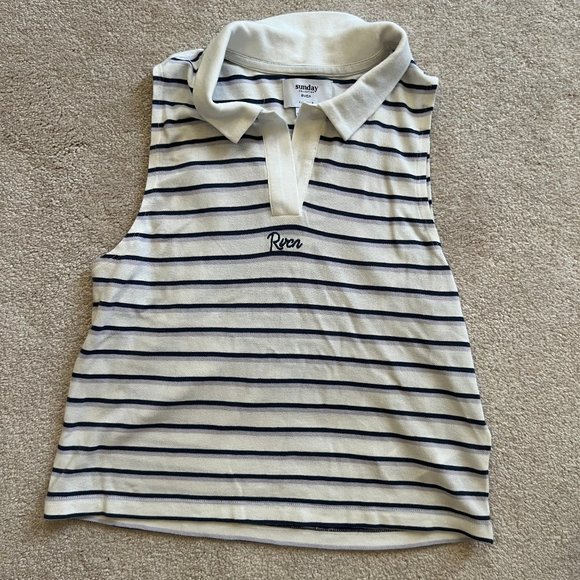 RVCA Sunday Collection Polo Tank - Picture 1 of 2